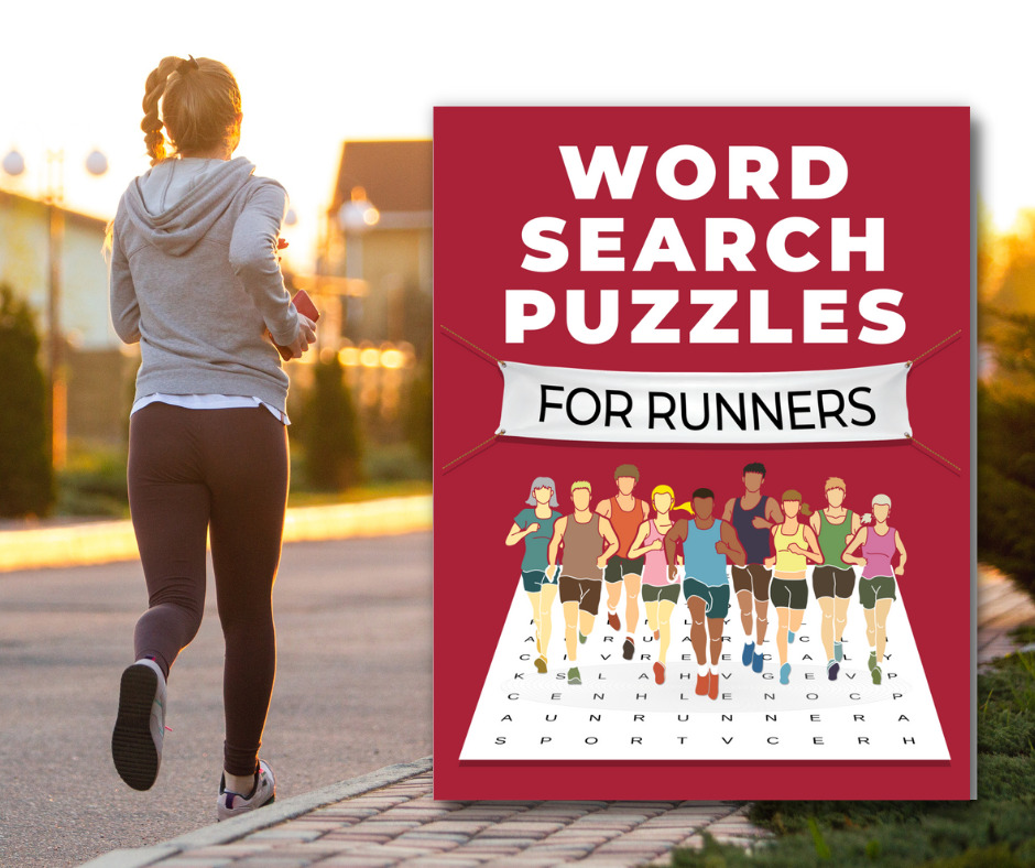 word search puzzles for runners book